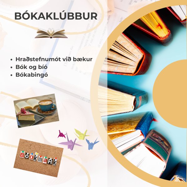 Bókaklúbbur á Amtsbókasafninu fyrir 8.-10. bekk