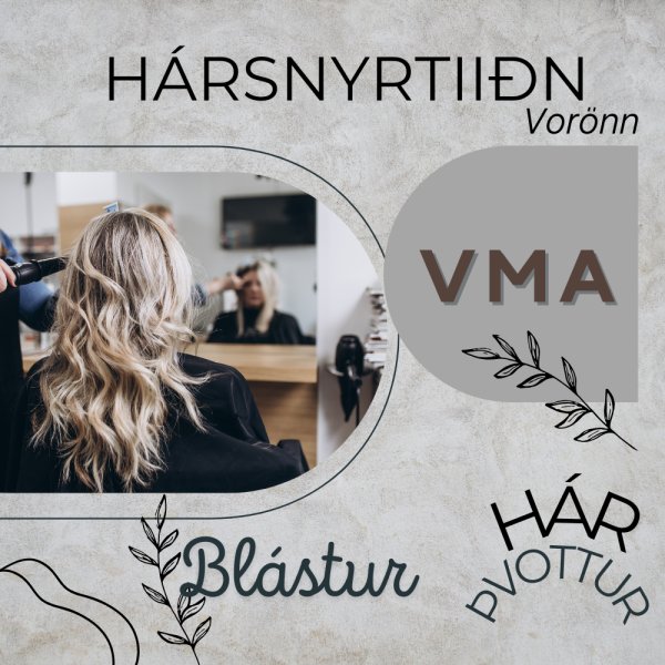 VMA - hársnyrtiiðn  fyrir 9. – 10. bekk 