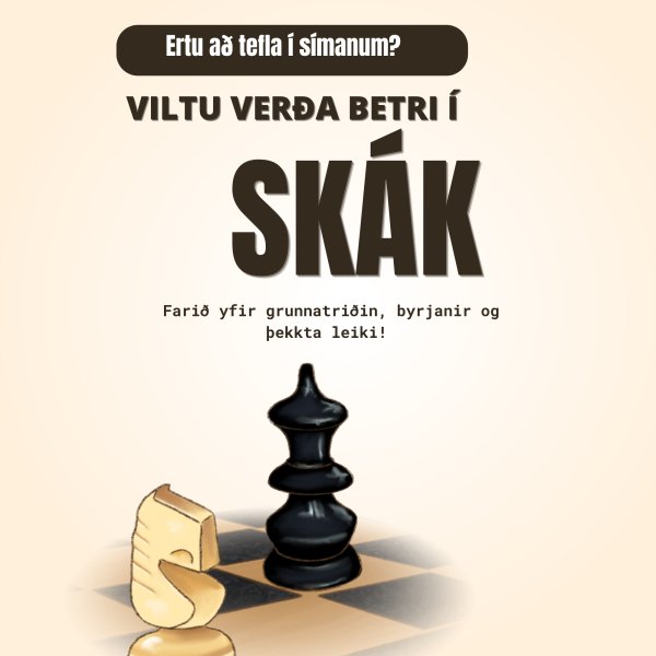 Skák fyrir 8. – 10. bekk 