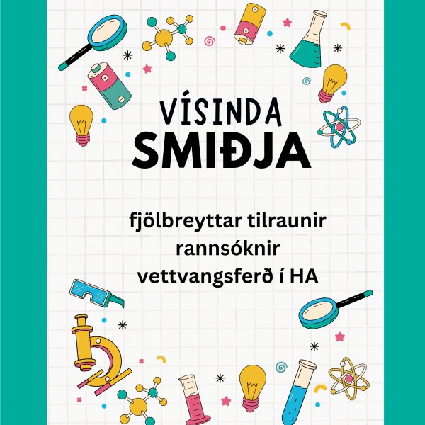 Vísindasmiðja fyrir 8.-10. bekk 
