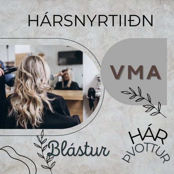 VMA - hársnyrtiiðn  fyrir 9. – 10. bekk 