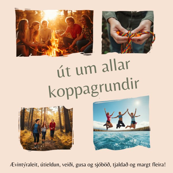 Út um allar koppagrundir! Útiskóli unglinganna